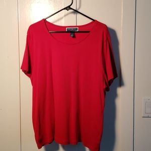 Red Karen Scott Top